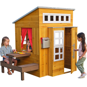 KidKraft Modern Outdoor Wooden Playhouse